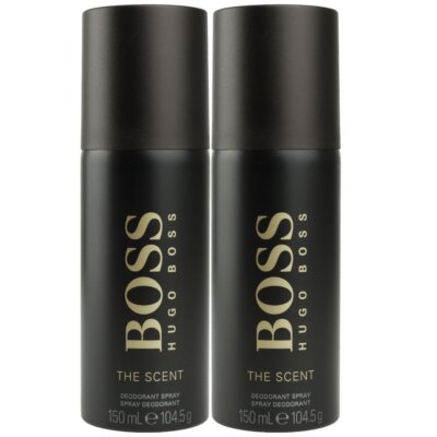 Hugo Boss Boss The Scent 2 x 150 ml Deospray Deo Spray Deodorant Set