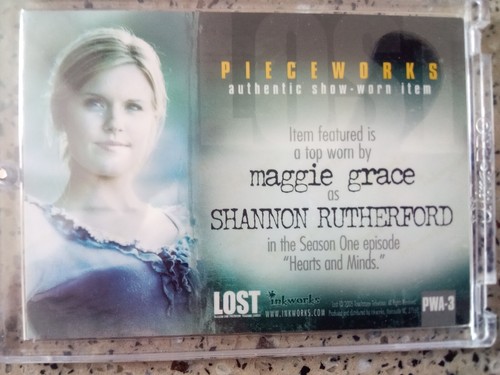 Maggie Grace As Shannon Rutherford 2006 Pieceworks Lost Season 1 Autograph PWA-3 - Picture 2 of 2