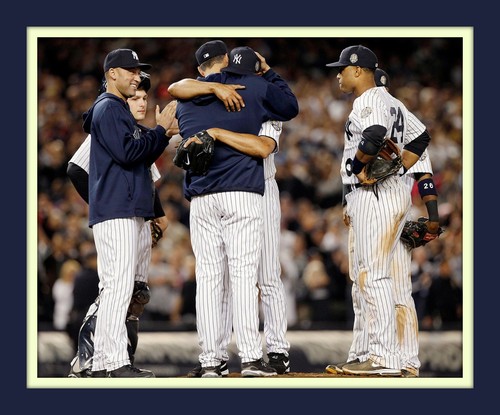 Mo Rivera Final Game Time 2 Go Jeter Pettitte 11x14 Dbl Matd Photo 8x10 Print - Picture 2 of 5