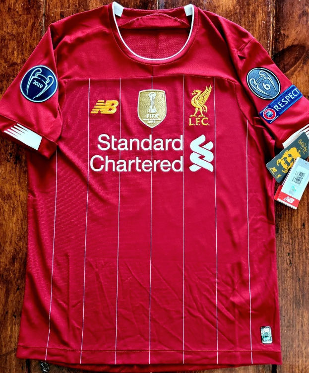 2019/20 New Balance Liverpool #11 M.SALAH Champions League Winner
