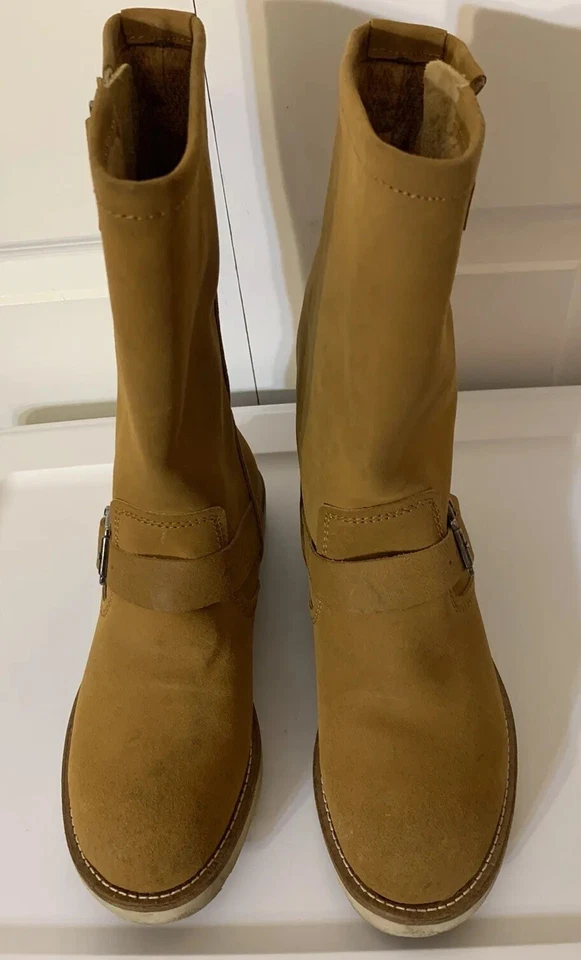 Botas Diba Cuero Gamuza Tostado VAQUERA-Occidentales Talla 10 Foto 2 de 4