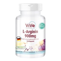L-Arginin 900 Mg - 120 Kapseln, Beliebte AminosäUre, Vegan | Vive Supplements