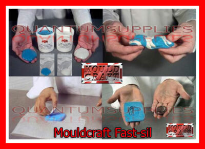 Mouldcraft Fast-Sil 100g Mould Making Silicone Putty RTV Food safe Sugarcraft