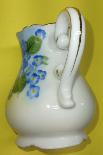 Lefton China Forget Me Not Hand Painted Creamer SL4175 - Picture 4 of 5
