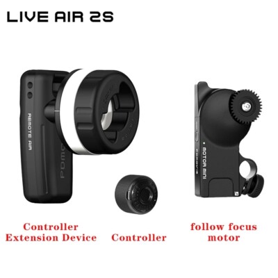 PDMOVIE LIVE AIR 2S 100m Wireless Follow Focus Control System Zoom