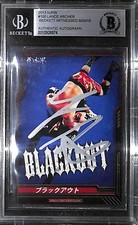 Lance Archer Hoyt Signed 2013 New Japan Pro Wrestling Card #100 BAS COA WWE AEW