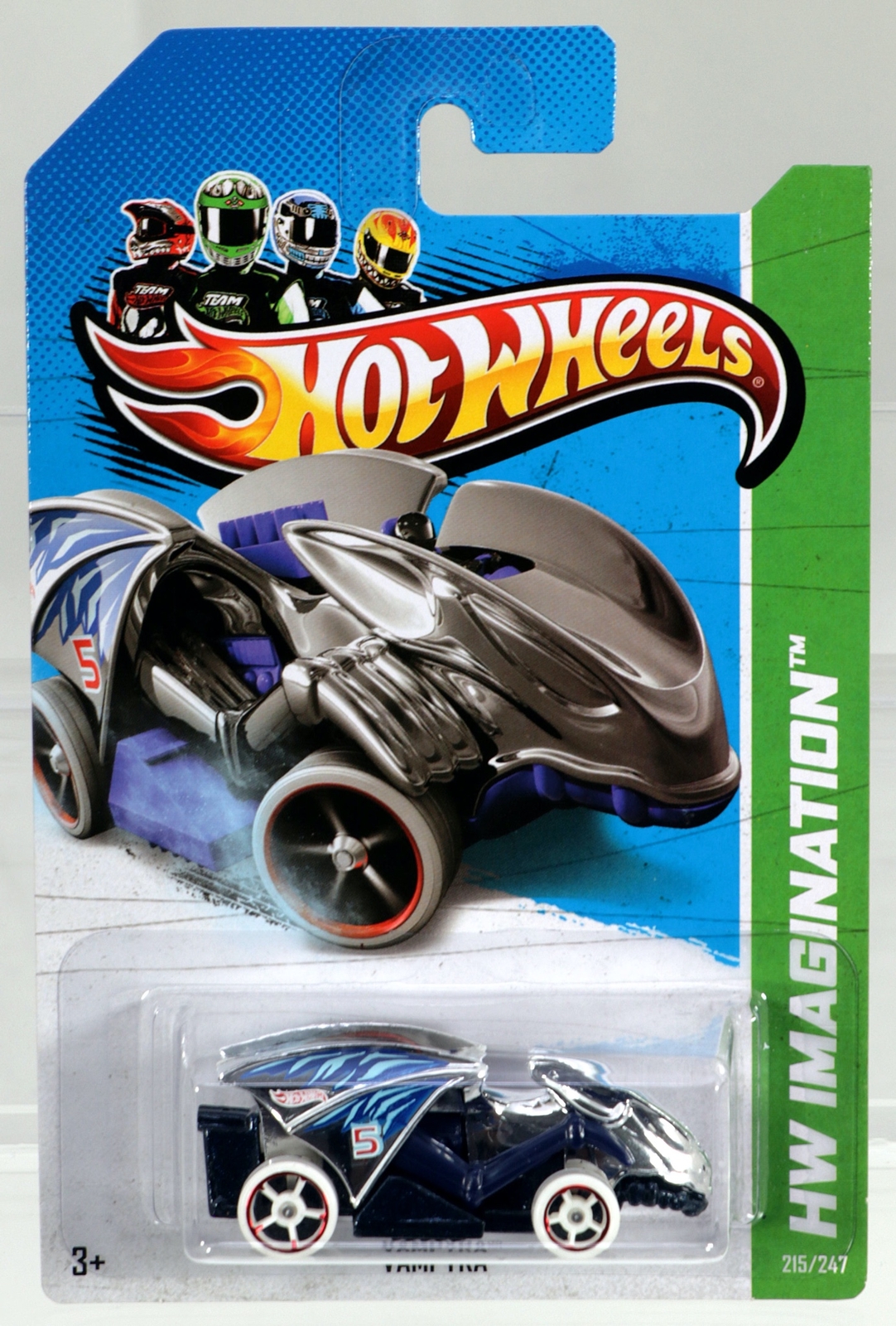 Hot Wheels Vampyra HW Imagination 2012 Series #V5519 New NRFP Chrome 1:64