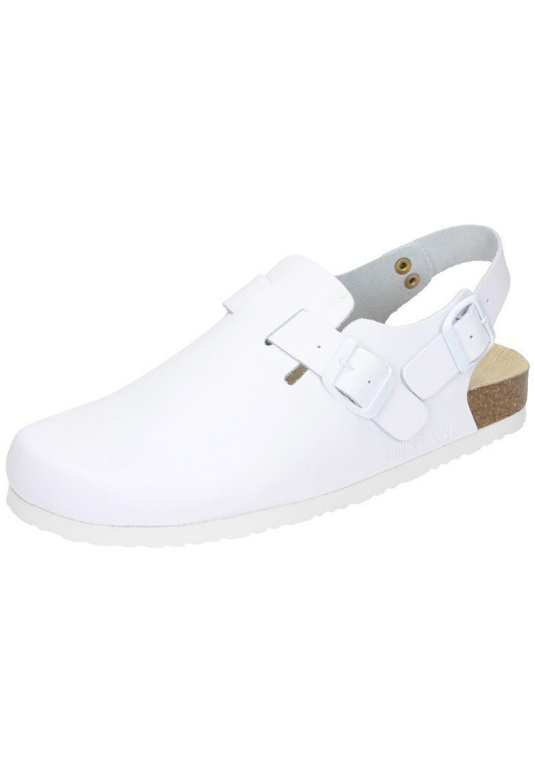 Шлепанцы-сабо Dr Brinkmann босоножки кожаные туфли 603011-3 36-48 белые Новые9 16290₽