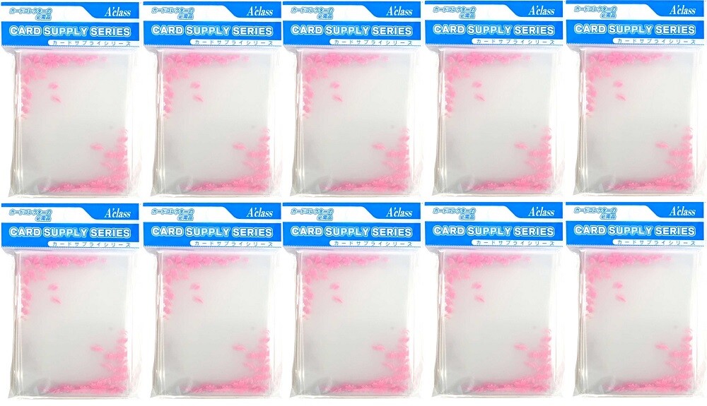 x10 packs Cherry Blossom Sakura TCG 60 Sleeves Made in Japan Card