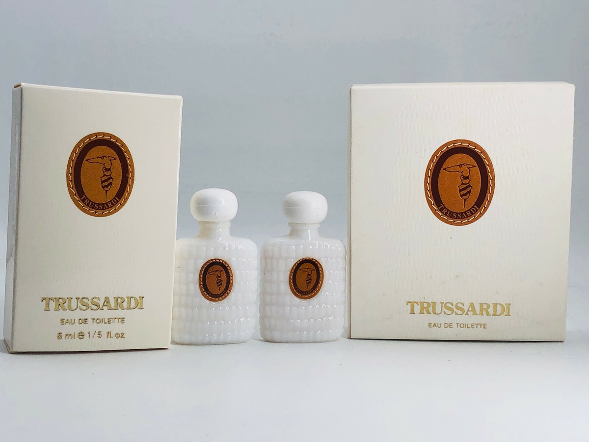 2X MIGNON TRUSSARDI DONNA VINTAGE profumo ml Edt MINI EAU DE