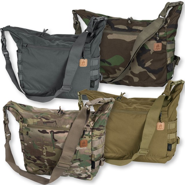 Helikon Bushcraft Satchel Tactical Combat Police Messenger Shoulder Bag Black For Sale Online Ebay