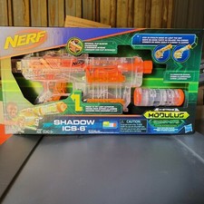 Hasbro Nerf N-Strike Modulus Ghost Ops System Shadow ICS-6 Blaster Barrel Darts