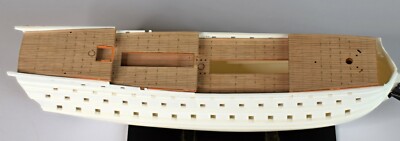 Heller Gladiateur 1:200 - laser cut wooden deck for model