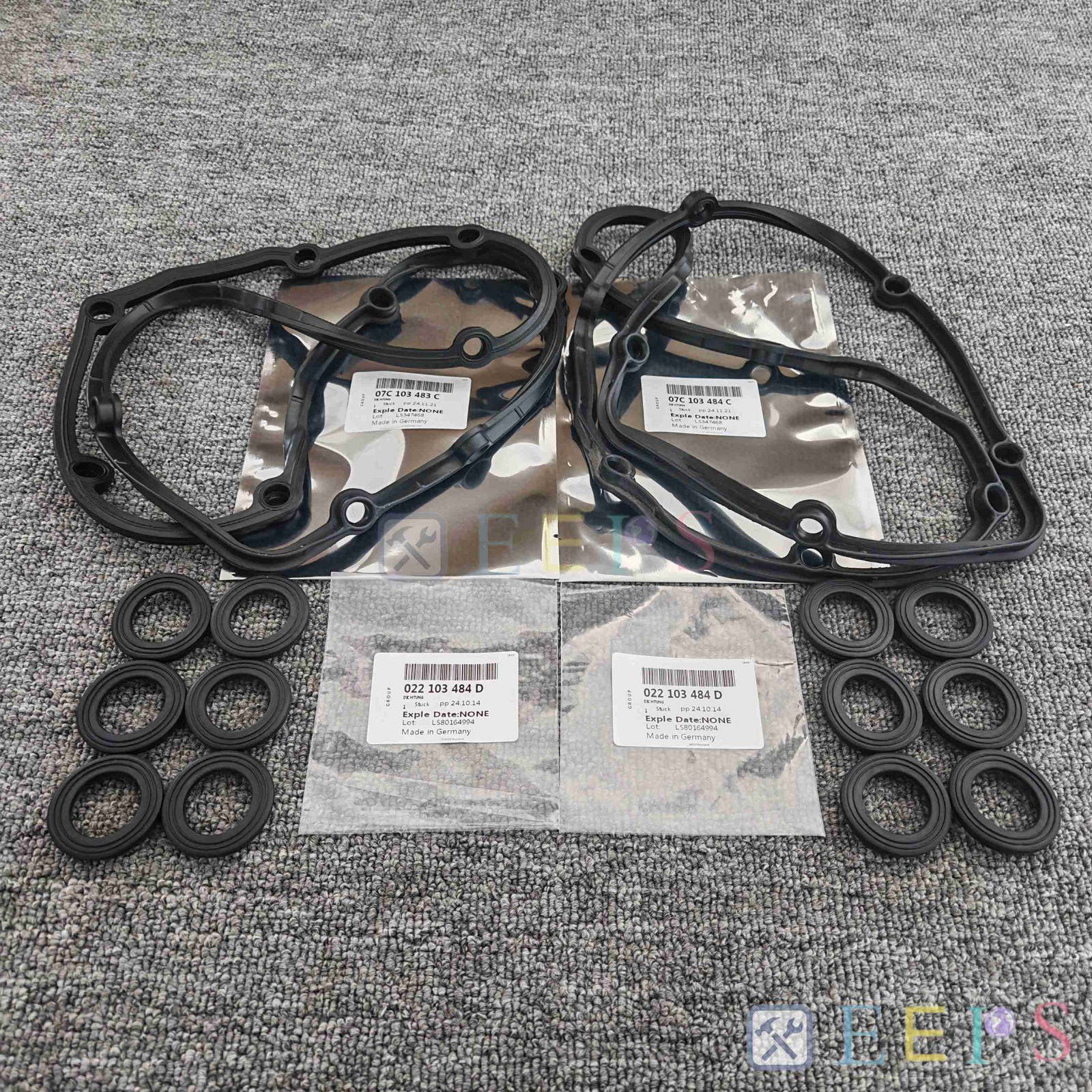 Valve cover gasket spark plug tube sealing kit For Bentley Continental GT US
