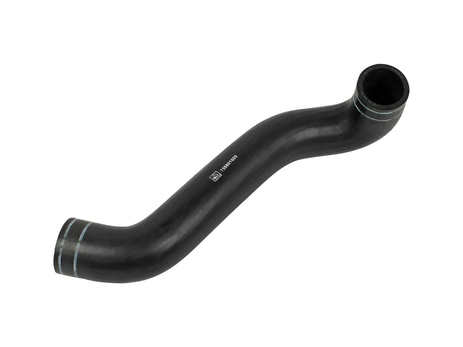 Durite de radiateur DT Spare Parts 4.80824 de 49 mm en caoutchouc renforcé haute densité