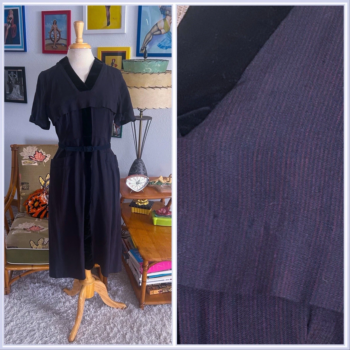 Gabardine Original Vintage Dresses for Women for sale | eBay