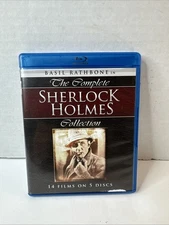 Sherlock Holmes Complete Collection Blu-ray Basil Rathbone 14-Film Set Pre-owned