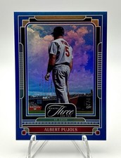 Albert Pujols- 2025 Panini Three and Two Navy Blue 10/25 - St Louis Cardinal