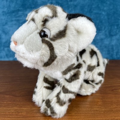 SOS Save Our Space Snow Leopard Cub 8  Plush 2003 - Curious, Playful - Nice!