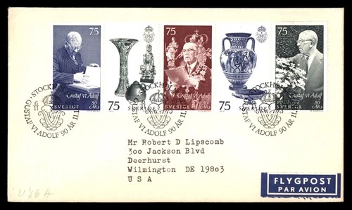 Mayfairstamps Sweden FDC 1972 Gustaf VI Adolf Combo First Day Cover aax_49125