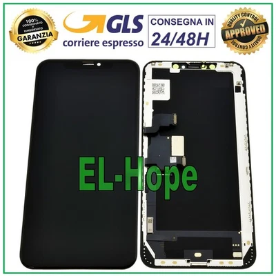 Display OLED Per IPhone XS Seidos Nero Con Strumenti Di Montaggio - Qualità Premium
