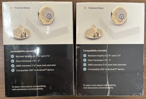 Level Lock (B3) C-L13U TOUCH EDITION (Wi-Fi) Smart Lock  (Polished Brass)