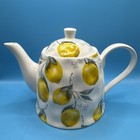 NEW GRACE FINE PORCELAIN  LEMON PRINT COFFEE,TEA POT,TEAPOT