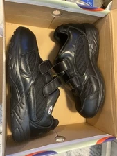 Answer2 553-1 Men's Therapeutic Extra Depth Comfort Shoe's Black Sz. 9.5W(EE)