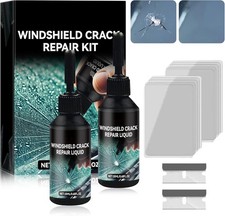 2PCS Cracked Windshield Repair Kit for Chips and Cracks