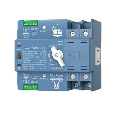 ATS Dual Power Automatischer Transferschalter für Generator oder PV-Energie9042