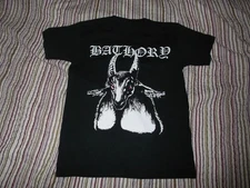 Vtg Bathory Band In Memory of Quorthon Shirt Black S-5XL CO_338