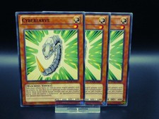 YUGIOH! Playset 3x Cyberlarve SDCR DE007/ Common/ Excellent/ Deutsch
