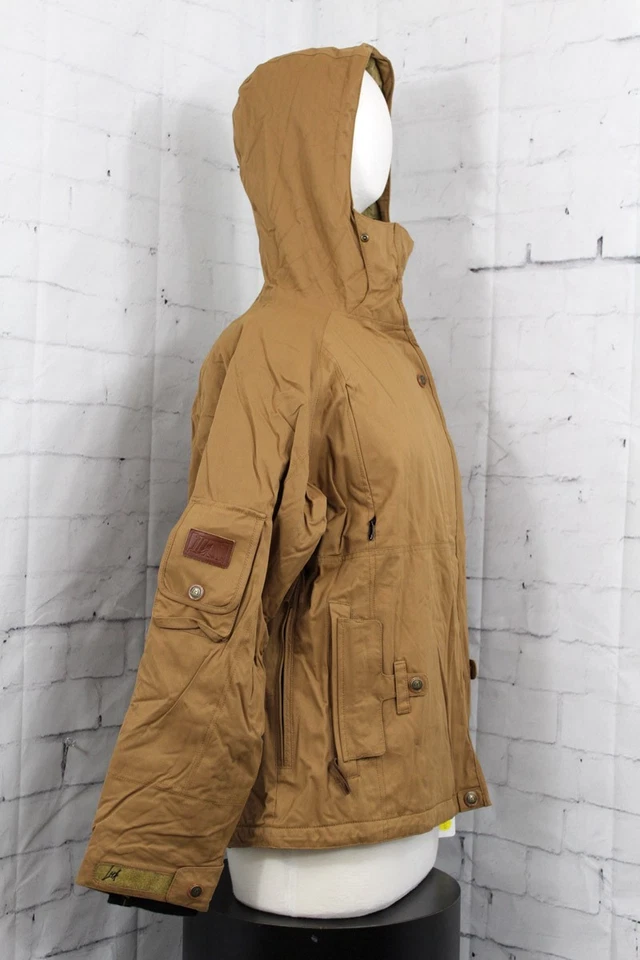 Chaqueta de snowboard L1TA The Garden para mujer talla mediana marrón whisky nueva Foto 4 de 4