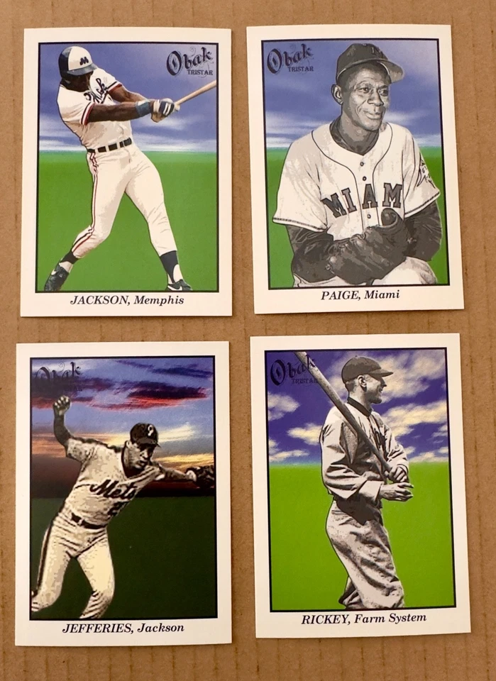 2009 Tristar OBak lot of 18 Bo Jackson, Satchel, Rickey, Baugh, Conley, Key NMMT - Image 2 of 4