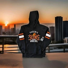 NBA Phoenix Suns UNK Youth 14-16 Black Logo Hoodie NWT $70 Retail Price