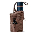 WRASCO Yoga Mat Bag Large Canvas Yoga Backpack Yoga Mat for Women & Men Brown