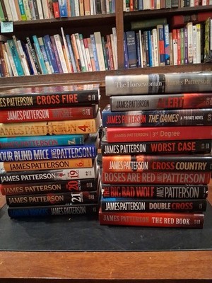 James Patterson Book Lot 20 Hardcover Assorted Thriller Mystery Crime Adult