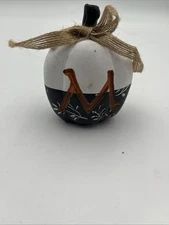 Old East Main Co Letter Pumpkin “M”