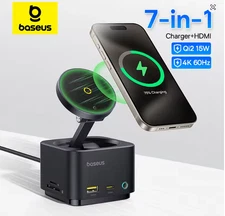 MagPro Series 7-in-1 Magnetic Wireless Charging Hub USB3.2 for iPhone 17 16 15