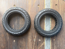 2x 10x2.125 Solid Scooter Tires 10 Inch Honeycomb Puncture-Proof Pair 