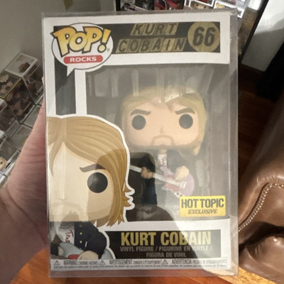 Funko Pop! Rocks Kurt Cobain #66 Hot Topic Exclusive Vinyl Figure