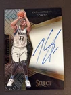 2016-17 Panini Select - Signatures Karl-Anthony Towns #7 /99 (AU) On Card