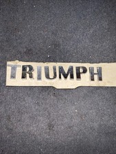 British Leyland Classic Triumph Car Chrome Lettering Front Badge Settr2 Tr3 Tr4 British Leyland Classic Triumph Car Chrome Lettering Front Badge Settr2 Tr3 Tr4
