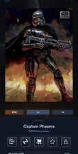 Star Wars Card Trader Galaxy 2025 Captain Phasma Atomic Force 150cc Epic
