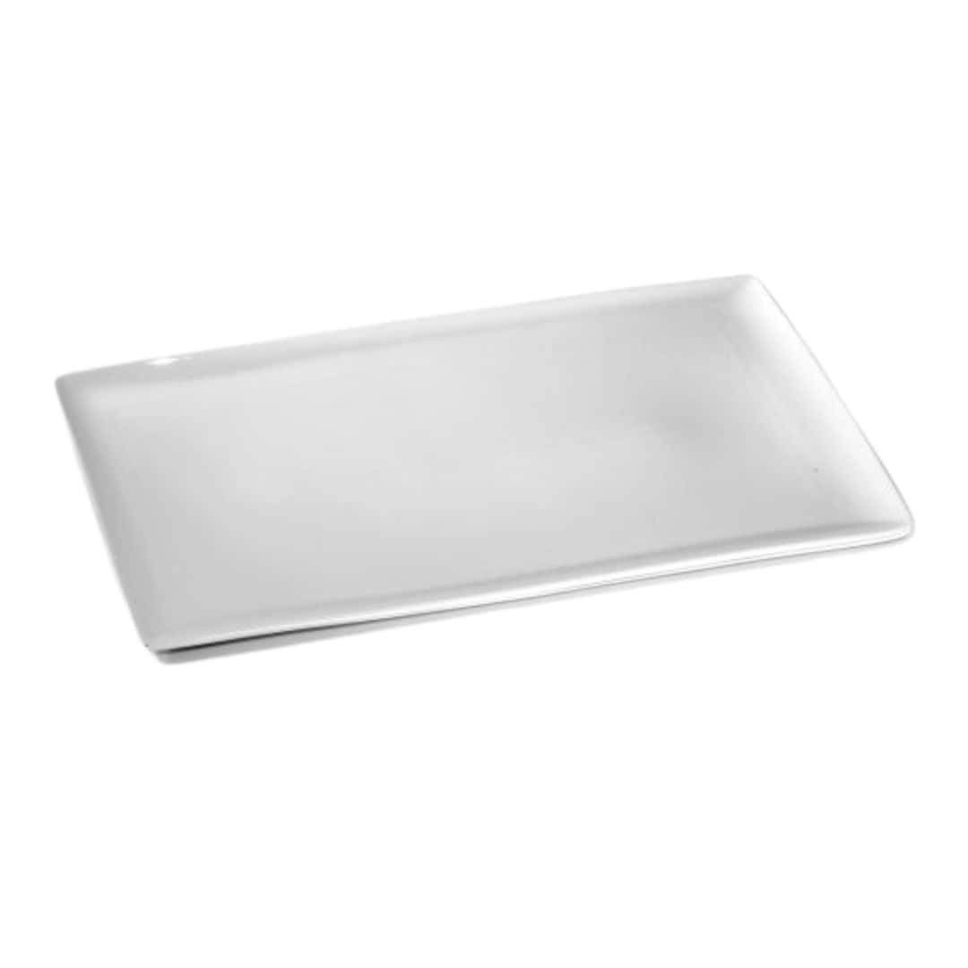 Purity White Rectangular Tray Porcelain 45X24 Cm Le Nouveau Coq