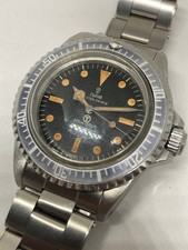 1968 Tudor Submariner 7016 Rose Dial Semi Pointed CG Rolex Case Crown Serviced