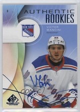 2024-25 Upper Deck SP Game Used Authentic Rookies Blue Victor Mancini Auto 1ik9