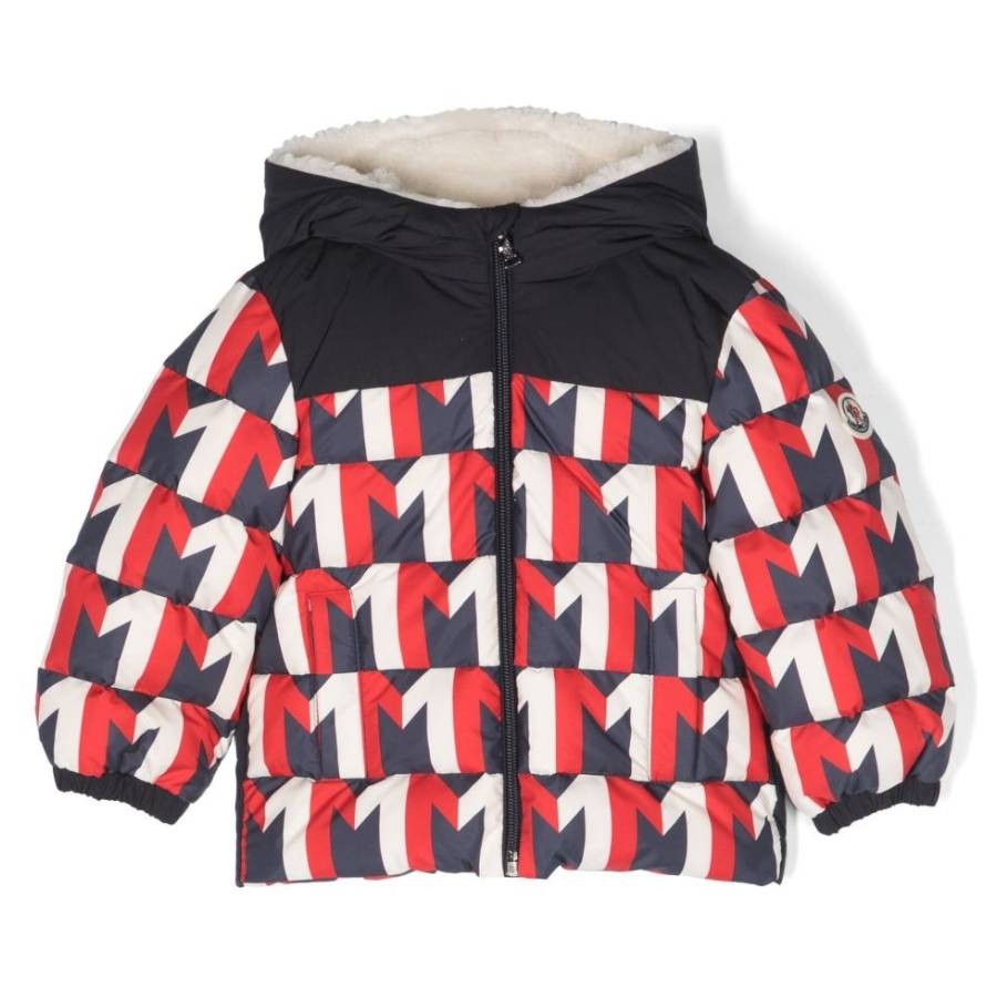 MONCLER　18/24M Moncler Boys Classic Hood Monogram Pattern Jacket, Size 18/24M | eBay