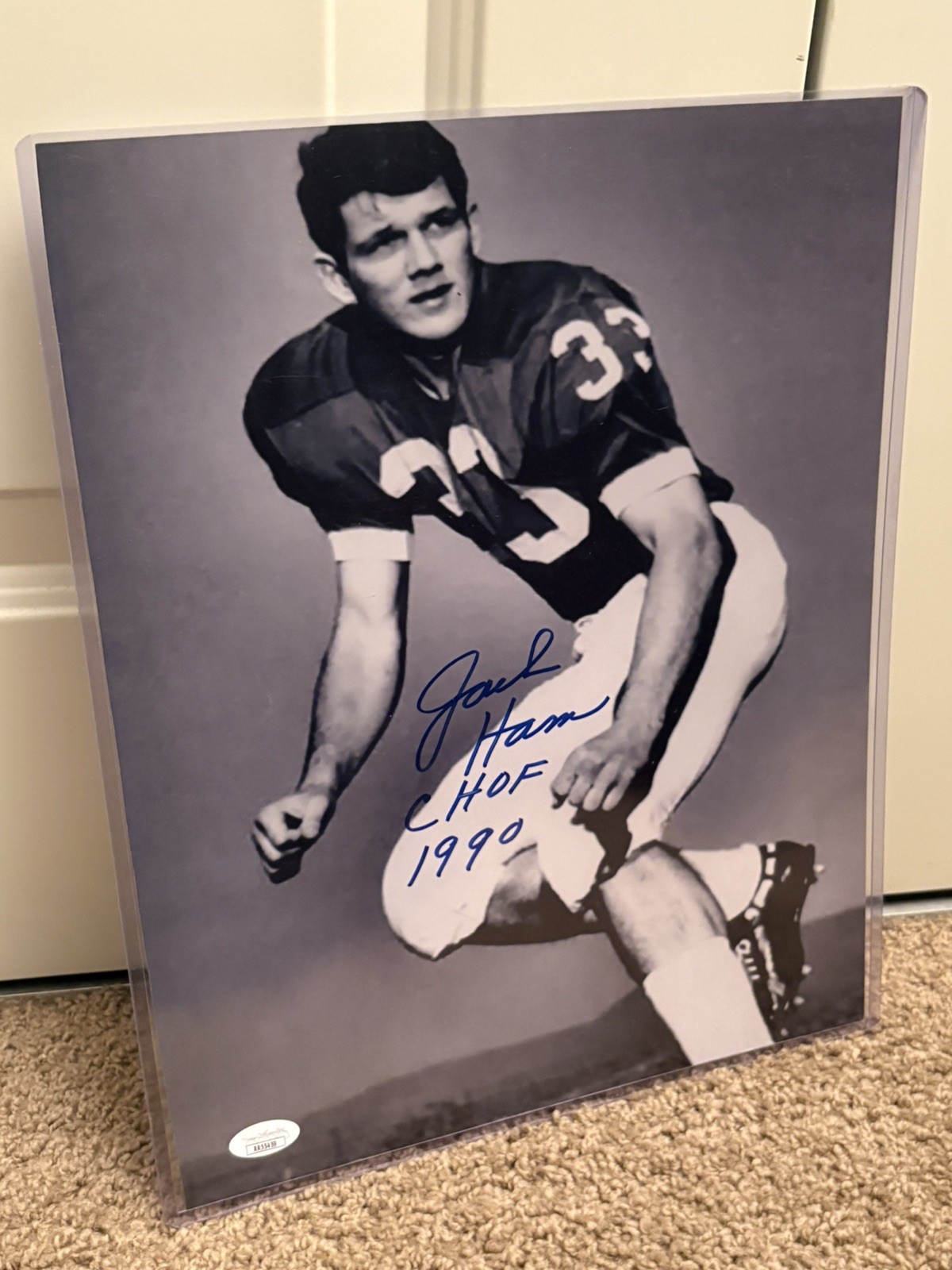 Jack Ham Autographed Signed Penn State Nittany Lions Penn State 11x14 Photo JSA cert Nittany Lions HOF Steelers 