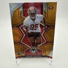 2022 Panini Mosaic Drake Jackson #394 Honeycomb Mosaic Prizm (RC)